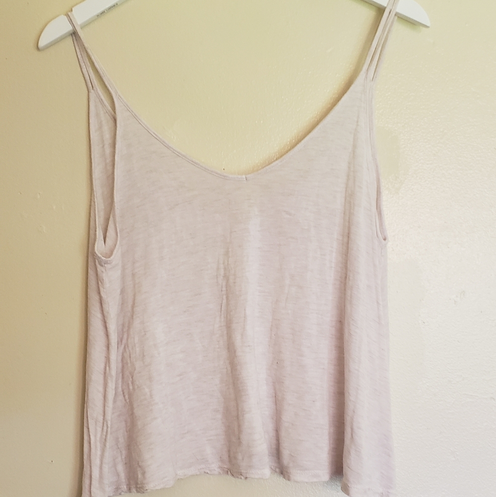 Flowy white crop top
